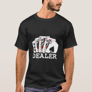 Camiseta Concesionario de tarjetas de casino Poker Blackjac