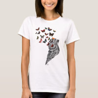 Conch Shell y mariposas 2