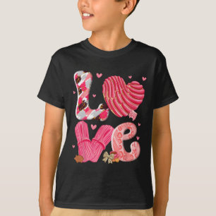 Camiseta Concha Ama el Día de San Valentín Pan Dulce Mexica