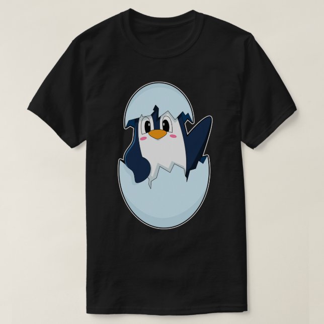 Camiseta Concha de huevo pingüino (Diseño del anverso)