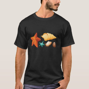 Camiseta Concha de las marismas, vieiras de Starfish Sea Lo