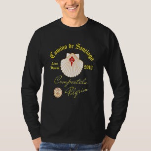 Camiseta Concha de peregrino Camino de Santiago Anno Domini