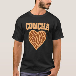 Camiseta Concha Forma Cardíaca Mexicana Pan De Pan Dulce