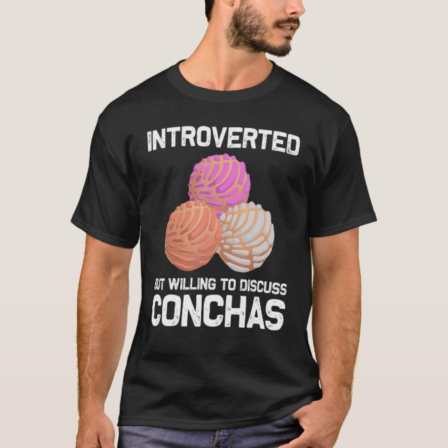 Camiseta Concha Guay Para Hombres Mujeres Pan Dulce Latinom (Anverso)
