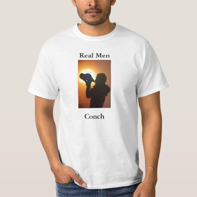 Camiseta Concha real de los hombres (Anverso)