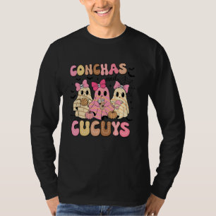 Camiseta Conchas Fantasma Mexicanas Y Cucuces Divertidas