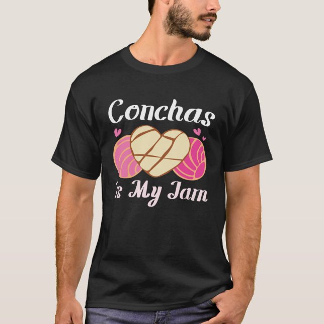 Camiseta Conchas Is My Jam Pan Dulce Latina Mexican Mujer C (Anverso)