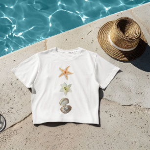 Camiseta conchas marinas , gráfico de los marinos