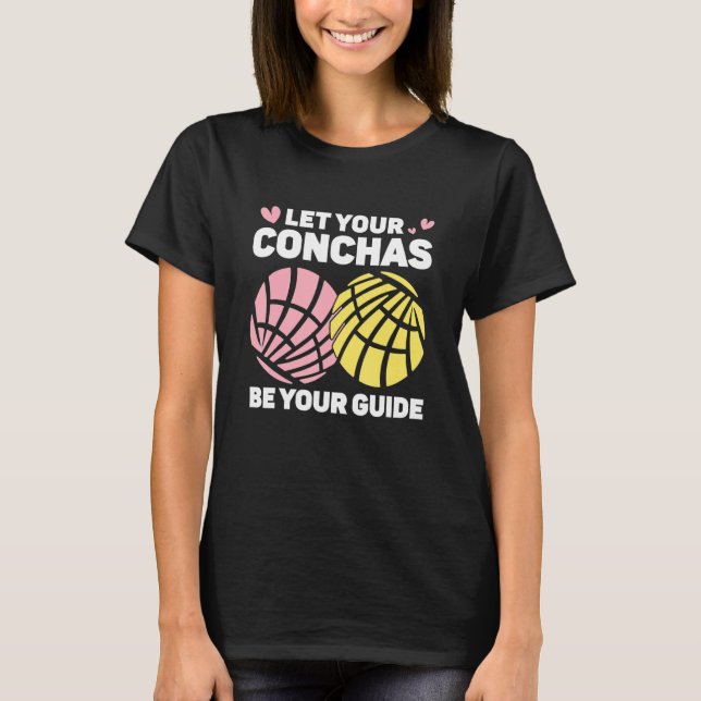 Camiseta Conchas Pan Dulce Latina Mujer Mexicana Concha Pas (Anverso)