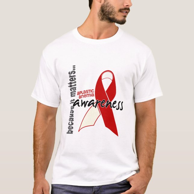 Camiseta Conciencia 1 de la anemia aplástica (Anverso)