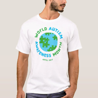 Camiseta ¡Conciencia 2017 del autismo!
