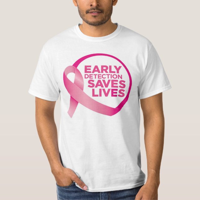 Camiseta Conciencia 3 del cáncer de pecho (Anverso)