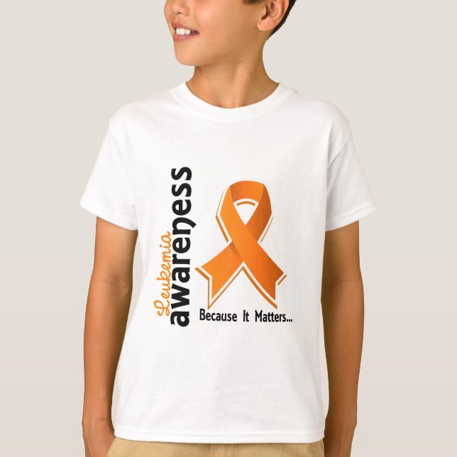 Camiseta Conciencia 5 de la leucemia (Anverso)