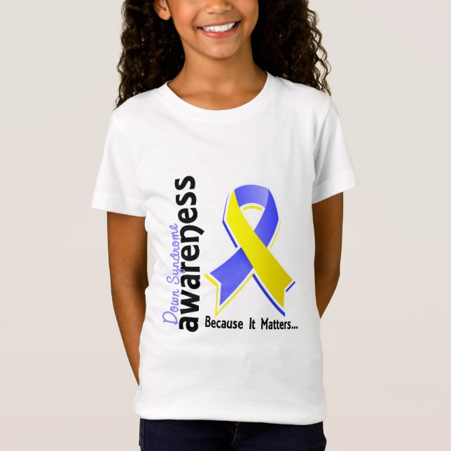 Camiseta Conciencia 5 de Síndrome de Down (Anverso)