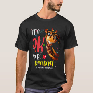 Camiseta Conciencia Aceptación Autismo Mujer Niño Está Bien