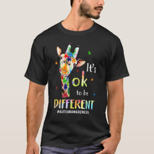Camiseta Conciencia Aceptación Autismo Mujer Niño Está Bien