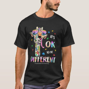 Camiseta Conciencia Aceptación Autismo Mujeres Niño Está Bi