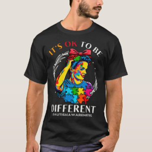 Camiseta Conciencia Aceptación Autismo Rosie Está Bien Ser