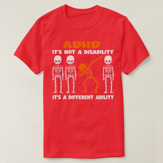 Camiseta Conciencia Adhd 21 (Diseño del anverso)
