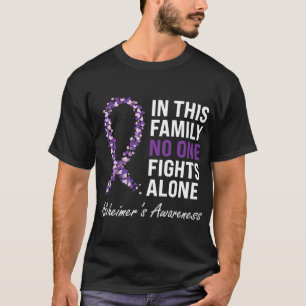 Camiseta Conciencia Alzheimer: Cinta púrpura Dementia Mamá 
