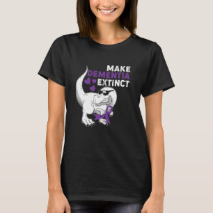 Camiseta Conciencia Alzheimer Hace Que Dementia Extinta Ter