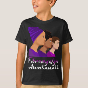 Camiseta Conciencia Apoyo a las mujeres moradas 1