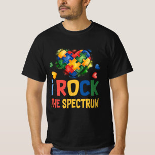 Camiseta Conciencia autista sobre autismo sacude el espectr