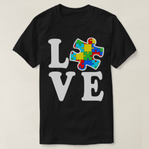 Camiseta Conciencia autística del autismo del rompecabezas