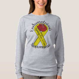 Camiseta CONCIENCIA Bella de la ENDOMETRIOSIS+Camisa de la
