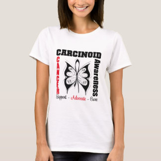 Camiseta CONCIENCIA carcinoide de la cinta de la mariposa