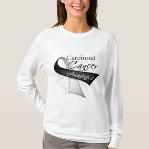Camiseta Conciencia carcinoide del cáncer de la cinta de