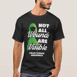 Camiseta Conciencia Celiac No Todas Las Heridas Son Visible