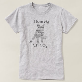 Camiseta Conciencia cerebelosa del gato de la hipoplasia
