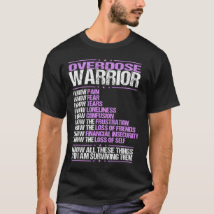 Camiseta Conciencia Conozco Sobreviviente del Dolor Cinta P