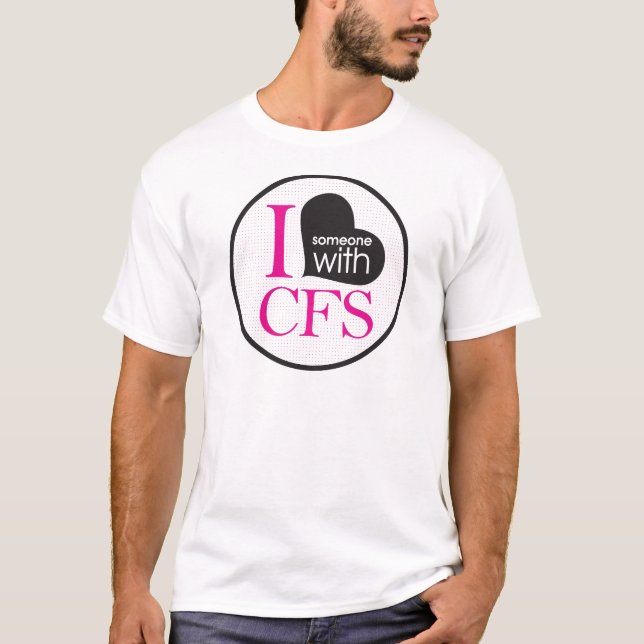 Camiseta Conciencia crónica del cansancio (rosa y negro) (Anverso)
