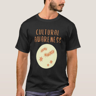 Camiseta Conciencia Cultural Microbiología Virología Cienci