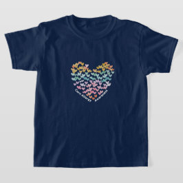 Camiseta Conciencia de alergia al maíz corazón de niños