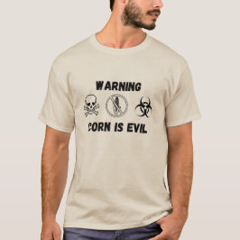 Camiseta Conciencia de alergia divertida al maíz es malvada