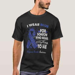Camiseta Conciencia De Areata Que Uso Azul Para Alguien Cin