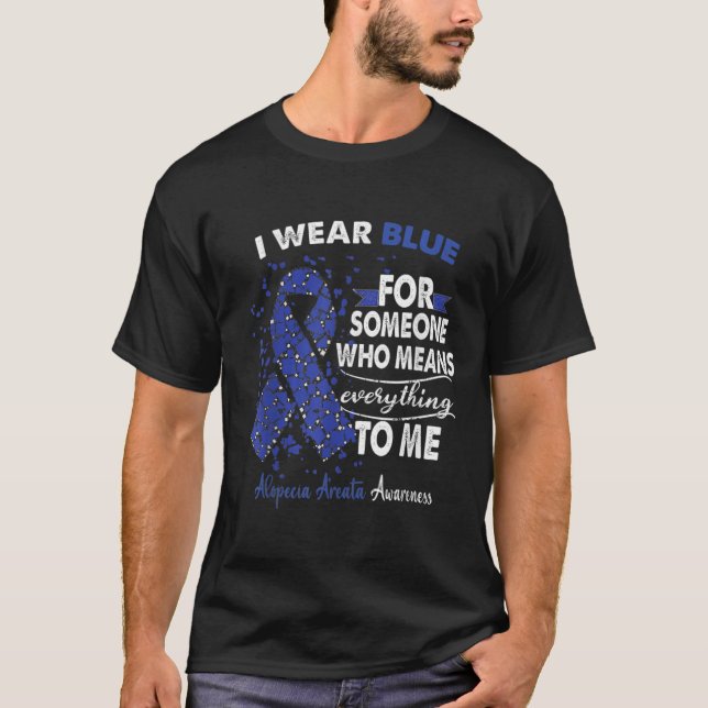 Camiseta Conciencia De Areata Que Uso Azul Para Alguien Cin (Anverso)