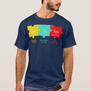 Camiseta Conciencia de autismo de tabla periodística