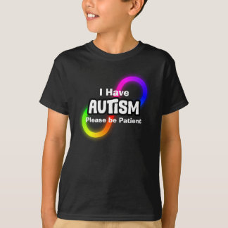 Camiseta Conciencia de Autismo Nudo de Infinito Arcoíris