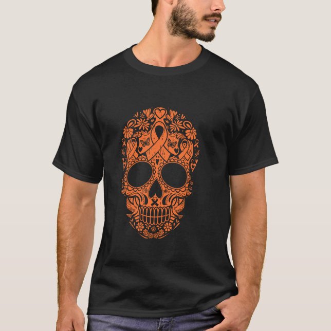 Camiseta Conciencia de Esclerosis Múltiple de Cráneo EScler (Anverso)