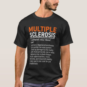 Camiseta Conciencia de Esclerosis Múltiple Definición de EM
