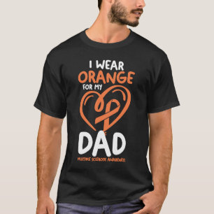 Camiseta Conciencia De Esclerosis Múltiple Que Uso Naranja 