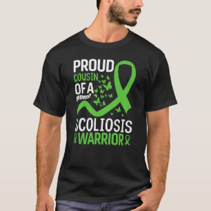 Camiseta Conciencia de Escoliosis Lesión Espinal Guerreros