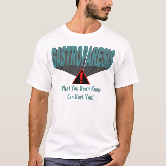 Camiseta Conciencia de Gastroparesis (Anverso)