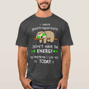 Camiseta conciencia de gastroparesis divertida, gastropares