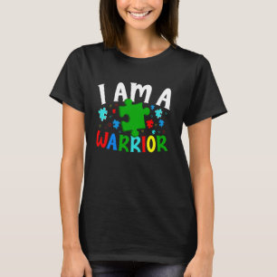 Camiseta Conciencia de Guerrero del Autismo Apoya Individuo