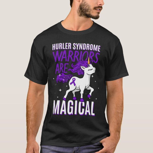 Camiseta Conciencia de Guerrero del Síndrome Hurler Unicorn (Anverso)